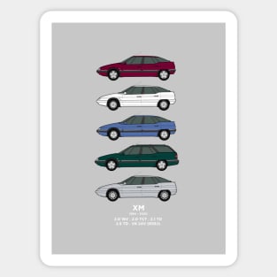 XM S2 Classic car collection Sticker